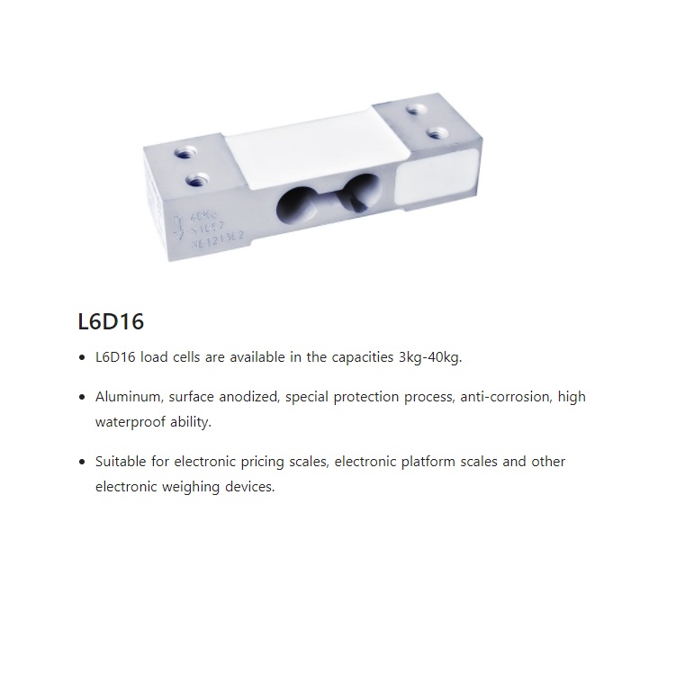 L6D16 Load Cell Aluminium Zemic Load Cell