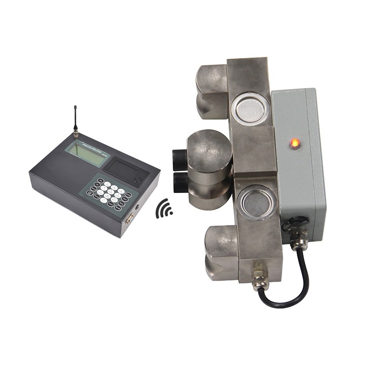 LC104BW Wireless Hoist Load Limiting Device Clamp-on Wire Rope Tension Load Cell Sensor