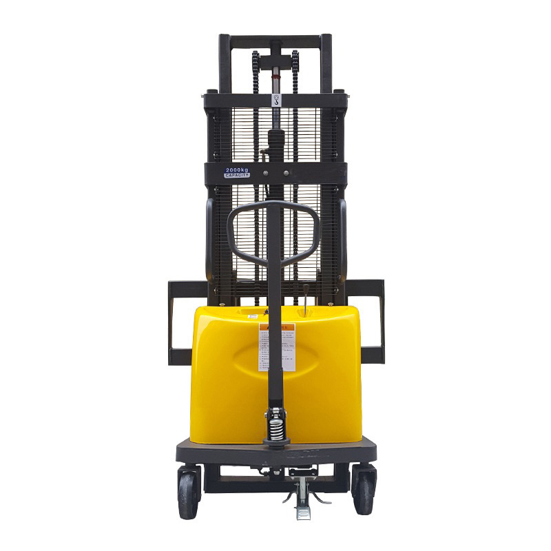 Portable Small Forklift Electric Forklift Factory Price Semi Electric Pallet Stacker