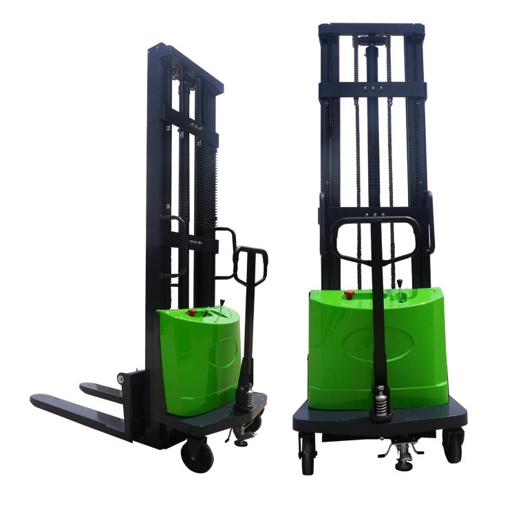 Electric Walkie Stacker Forklift Semi Electric Stacker 