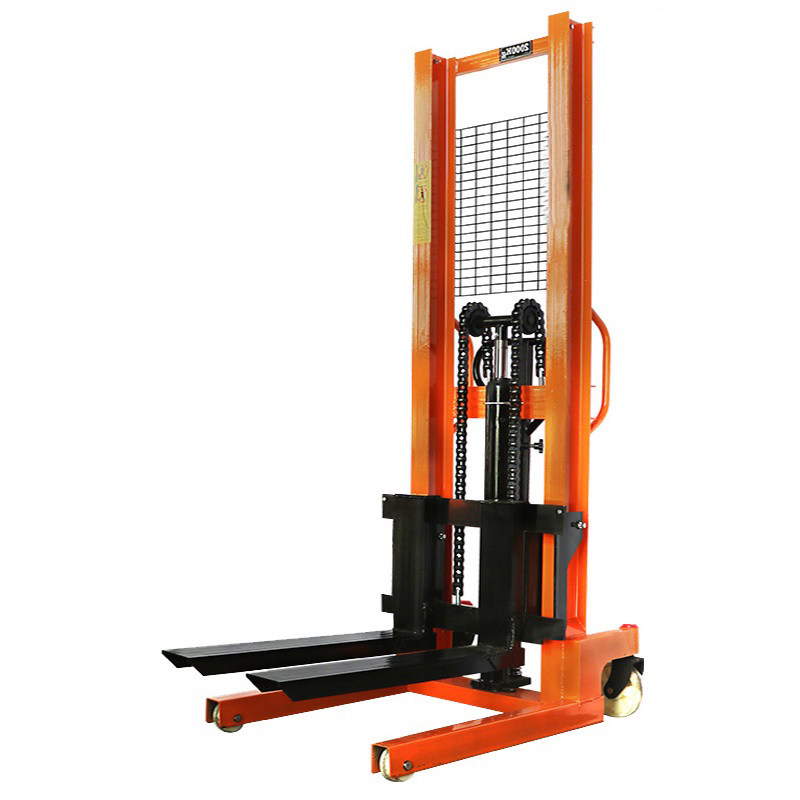 Portable Small Forklift Electric Forklift Factory Price Manual Stacker