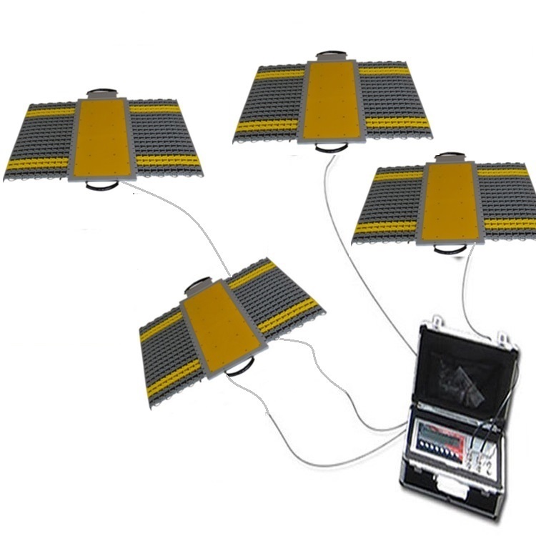 Portable Weigh-in-motion System Water Proof Static & In-Motion Weighing Pad Axle Weight Scale
