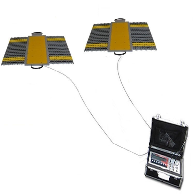 Portable Weigh-in-motion System Water Proof Static & In-Motion Weighing Pad Axle Weight Scale