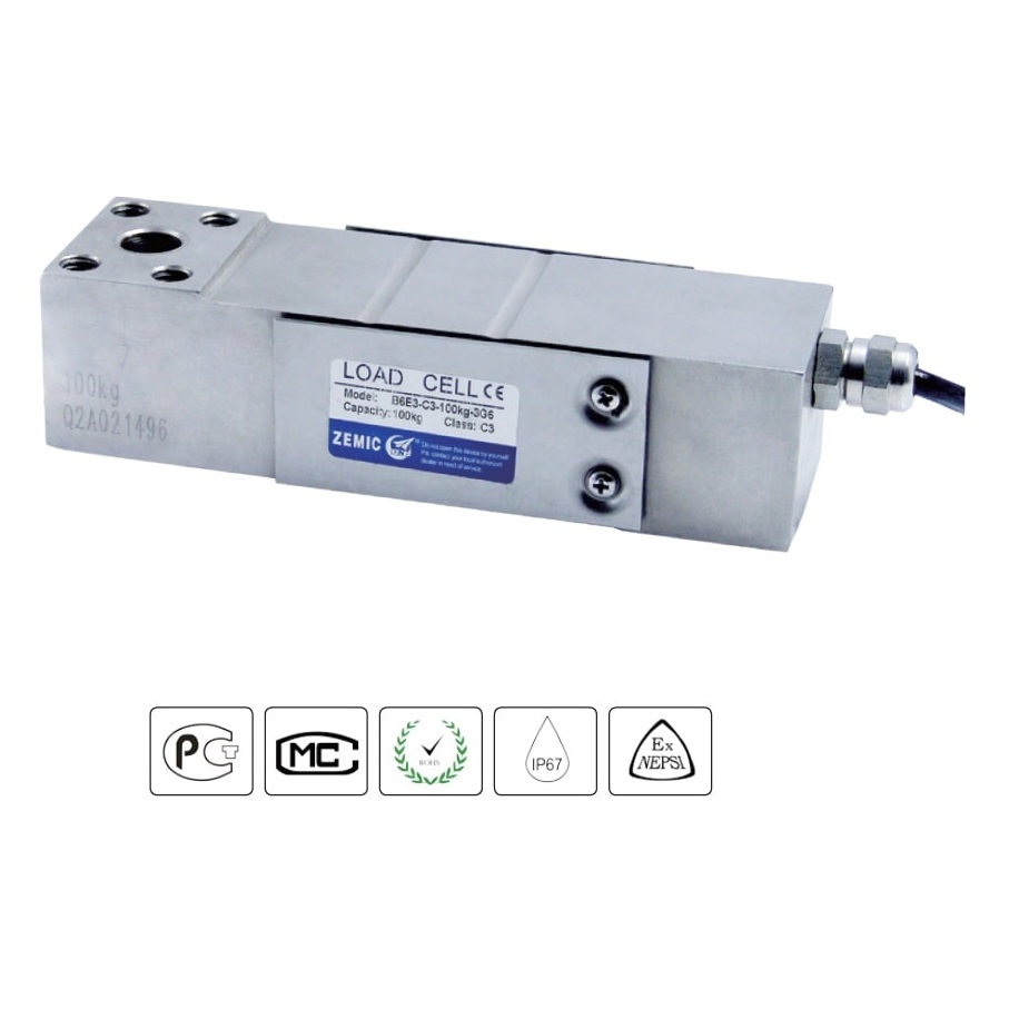 B6E3 H6E3 Stainless/ Alloy Steel IP67 Single Point Load Cell