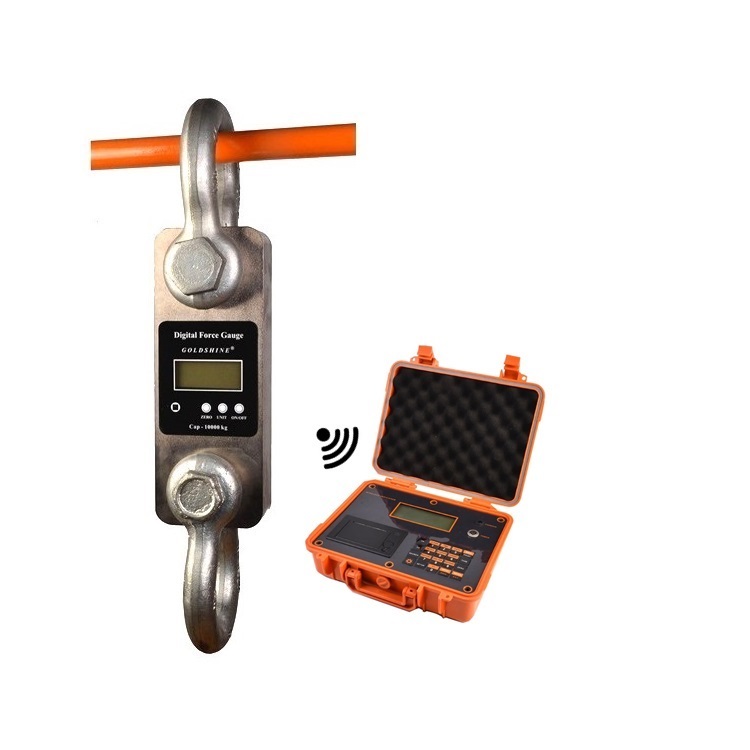 LCSW6W Crane Scales Load Cell Calibration Dynamometers Load Link Radio Link Plus with Display 1/3/5/12/25/35/50/75/100/150/200/250/300/500T