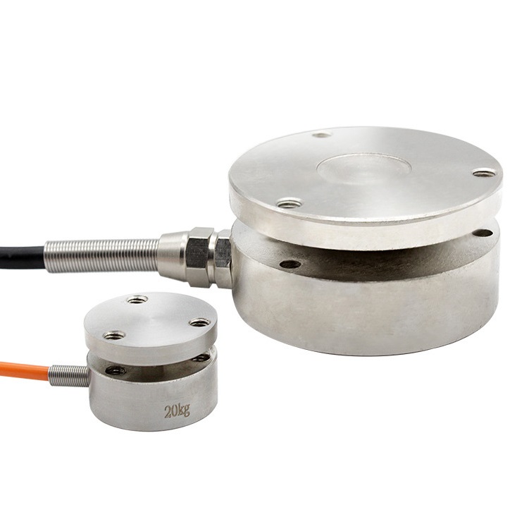 LC5601 Button Force Transducers Low Profile Miniature Round Load Cell
