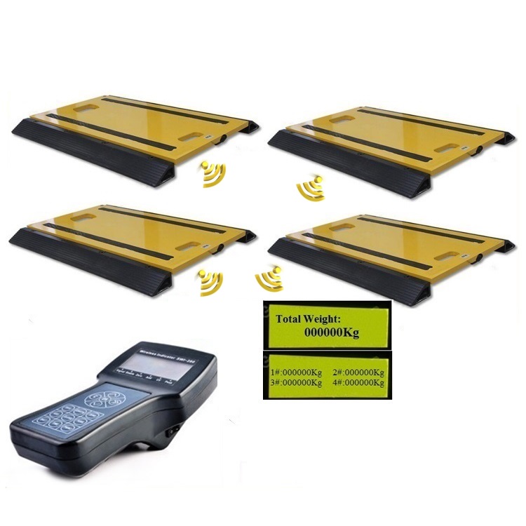 Government Approved Ningbo Saintbond Weight Scales for Truck & Trailers Highly Portable & Mobile Axle Scale